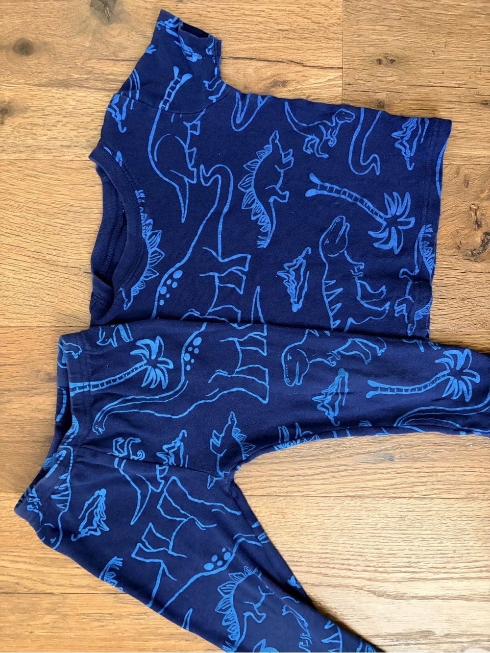 Carter's Blue and Teal Dinosaur Pajama Sets